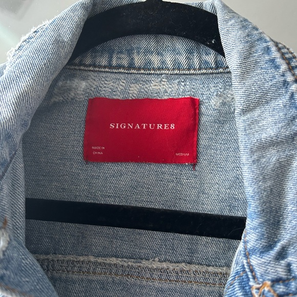 Signature8 Ripped Denim Jacket - Picture 4 of 5